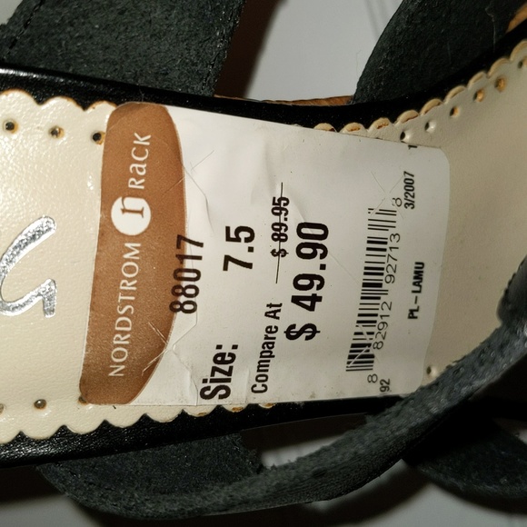 BCBG Paris Women's Size 7.5 Cork Wedge Heel Slip On Sandals - Picture 4 of 14